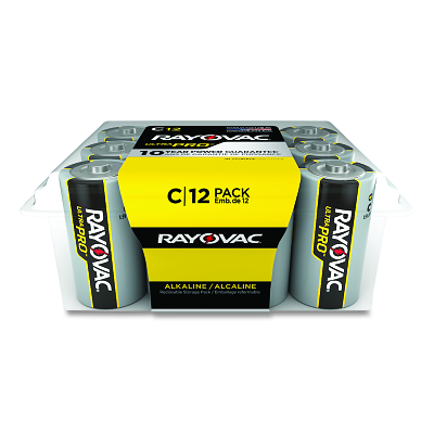 C ALKALINE BATTERY CONTRACTOR 12-PACK